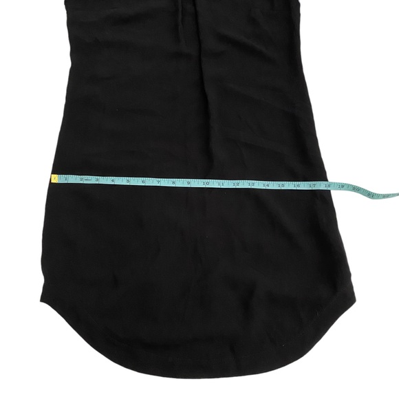 Mossimo Black Shift Tunic Dress With Long Blue Sleeves, Size XS - Picture 7 of 10